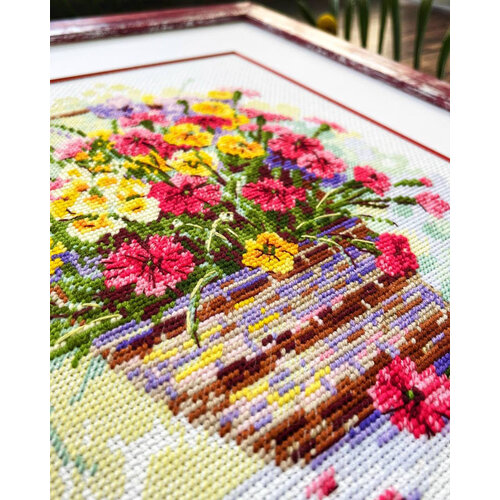 RIOLISf Borduurpakket Blooming Summer - RIOLIS RIOLISf Borduurpakket Blooming Summer - RIOLIS