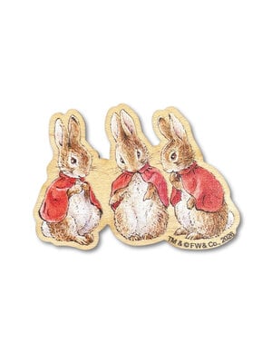 The Crafty Kit Company - Wooden Needle Minder - Flopsy, Mopsy and Cotton-tail - The Crafty Kit Company The Crafty Kit Company - Wooden Needle Minder - Flopsy, Mopsy and Cotton-tail - The Crafty Kit Company