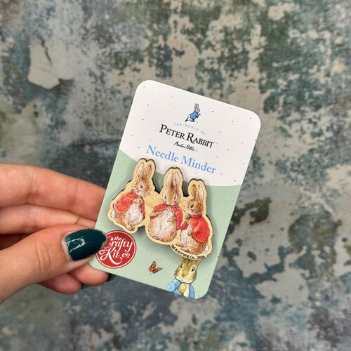 The Crafty Kit Company - Wooden Needle Minder - Flopsy, Mopsy and Cotton-tail - The Crafty Kit Company The Crafty Kit Company - Wooden Needle Minder - Flopsy, Mopsy and Cotton-tail - The Crafty Kit Company
