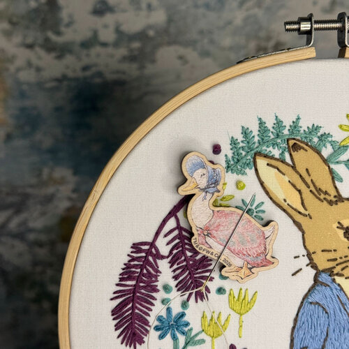 The Crafty Kit Company - Wooden Needle Minder - Jemima Puddle-Duck - The Crafty Kit Company The Crafty Kit Company - Wooden Needle Minder - Jemima Puddle-Duck - The Crafty Kit Company