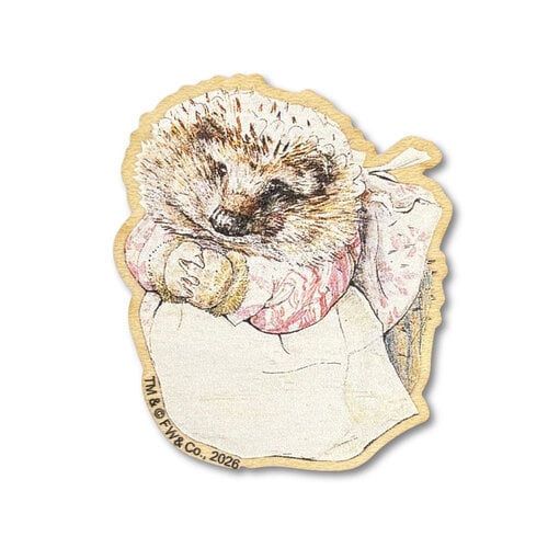 The Crafty Kit Company - Wooden Needle Minder - Mrs Tiggy Winkle - The Crafty Kit Company The Crafty Kit Company - Wooden Needle Minder - Mrs Tiggy Winkle - The Crafty Kit Company