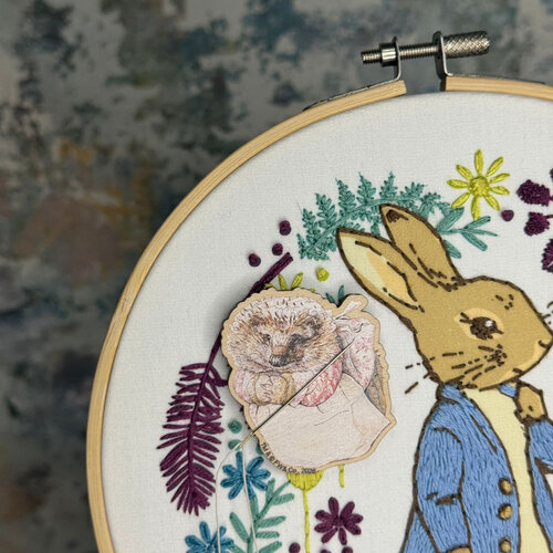 The Crafty Kit Company - Wooden Needle Minder - Mrs Tiggy Winkle - The Crafty Kit Company The Crafty Kit Company - Wooden Needle Minder - Mrs Tiggy Winkle - The Crafty Kit Company