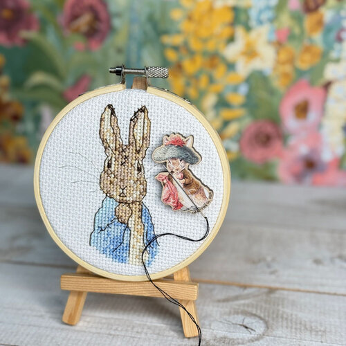 The Crafty Kit Company - Wooden Needle Minder - Benjamin Bunny - The Crafty Kit Company The Crafty Kit Company - Wooden Needle Minder - Benjamin Bunny - The Crafty Kit Company
