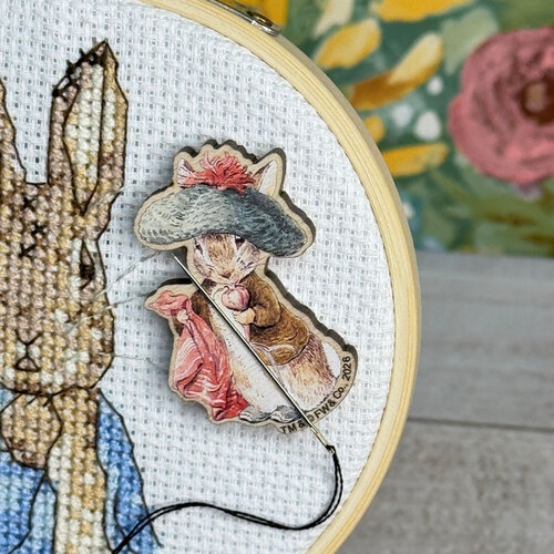 The Crafty Kit Company - Wooden Needle Minder - Benjamin Bunny - The Crafty Kit Company The Crafty Kit Company - Wooden Needle Minder - Benjamin Bunny - The Crafty Kit Company
