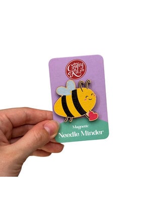 The Crafty Kit Company - Wooden Needle Minder - Bee - The Crafty Kit Company The Crafty Kit Company - Wooden Needle Minder - Bee - The Crafty Kit Company