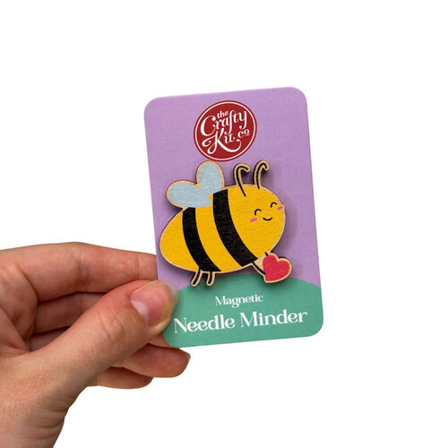 The Crafty Kit Company - Wooden Needle Minder - Bee - The Crafty Kit Company The Crafty Kit Company - Wooden Needle Minder - Bee - The Crafty Kit Company