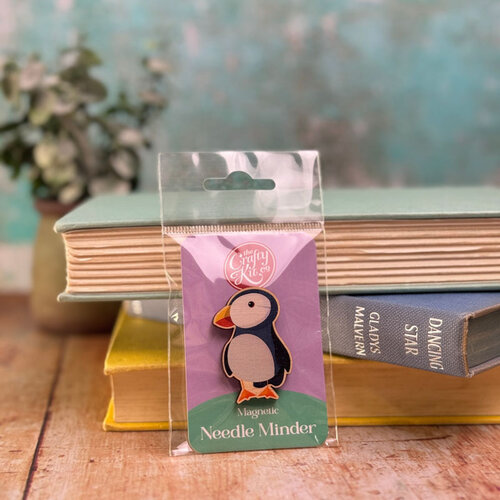 The Crafty Kit Company - Wooden Needle Minder - Puffin - The Crafty Kit Company The Crafty Kit Company - Wooden Needle Minder - Puffin - The Crafty Kit Company