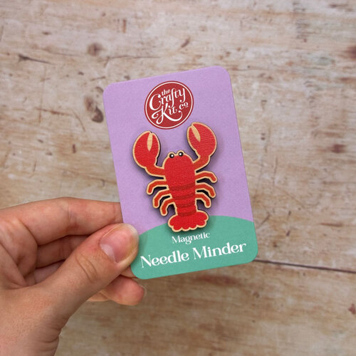 The Crafty Kit Company - Wooden Needle Minder - Lobster - The Crafty Kit Company The Crafty Kit Company - Wooden Needle Minder - Lobster - The Crafty Kit Company
