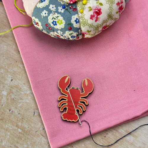 The Crafty Kit Company - Wooden Needle Minder - Lobster - The Crafty Kit Company The Crafty Kit Company - Wooden Needle Minder - Lobster - The Crafty Kit Company