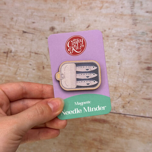 The Crafty Kit Company - Wooden Needle Minder - Sardines - The Crafty Kit Company The Crafty Kit Company - Wooden Needle Minder - Sardines - The Crafty Kit Company