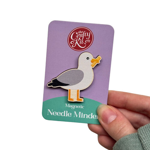 The Crafty Kit Company - Wooden Needle Minder - Seagull - The Crafty Kit Company The Crafty Kit Company - Wooden Needle Minder - Seagull - The Crafty Kit Company