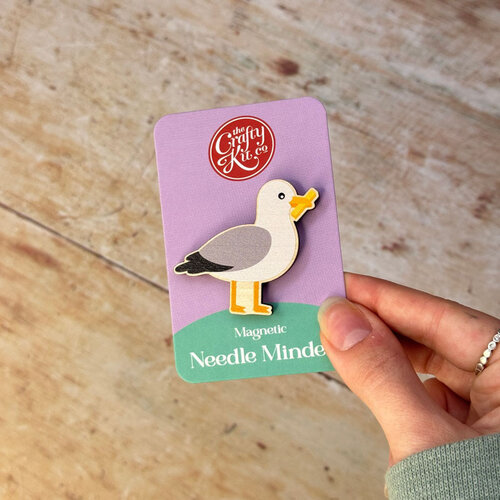 The Crafty Kit Company - Wooden Needle Minder - Seagull - The Crafty Kit Company The Crafty Kit Company - Wooden Needle Minder - Seagull - The Crafty Kit Company