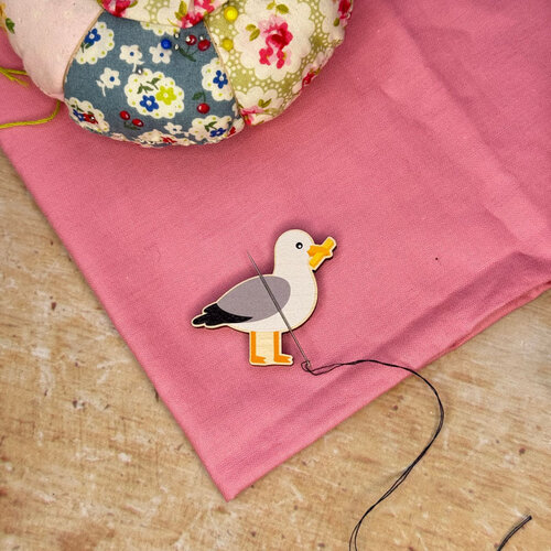The Crafty Kit Company - Wooden Needle Minder - Seagull - The Crafty Kit Company The Crafty Kit Company - Wooden Needle Minder - Seagull - The Crafty Kit Company