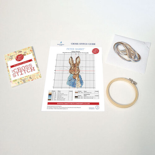 The Crafty Kit Company - Borduurpakket Peter Rabbit - The Crafty Kit Company The Crafty Kit Company - Borduurpakket Peter Rabbit - The Crafty Kit Company