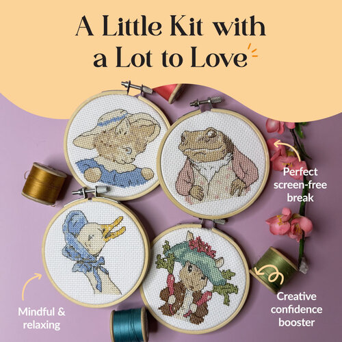The Crafty Kit Company - Borduurpakket Jemima Puddleduck - The Crafty Kit Company The Crafty Kit Company - Borduurpakket Jemima Puddleduck - The Crafty Kit Company