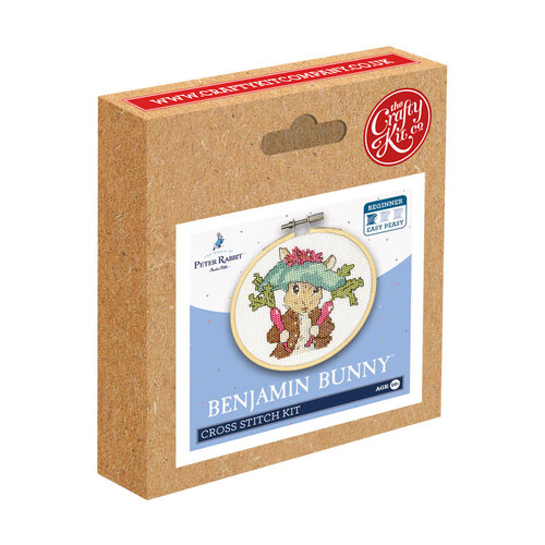The Crafty Kit Company -  Borduurpakket Benjamin Bunny - The Crafty Kit Company