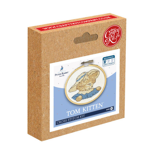The Crafty Kit Company -  Borduurpakket Tom Kitten - The Crafty Kit Company
