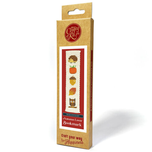 The Crafty Kit Company - Borduurpakket Boekenlegger - Autumn Lover - The Crafty Company The Crafty Kit Company - Borduurpakket Boekenlegger - Autumn Lover - The Crafty Company