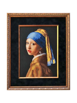 RIOLIS Borduurpakket Girl with a Pearl Earring after J. Vermeer's Painting - RIOLIS RIOLIS Borduurpakket Girl with a Pearl Earring after J. Vermeer's Painting - RIOLIS