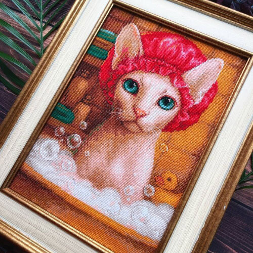 RIOLIS Borduurpakket Bath Day - RIOLIS RIOLIS Borduurpakket Bath Day - RIOLIS