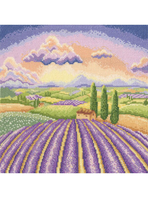Bothy Threads Borduurpakket Lucy Pittaway - Lavender Fields - Bothy Threads Bothy Threads Borduurpakket Lucy Pittaway - Lavender Fields - Bothy Threads