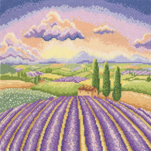 Bothy Threads Borduurpakket Lucy Pittaway - Lavender Fields - Bothy Threads