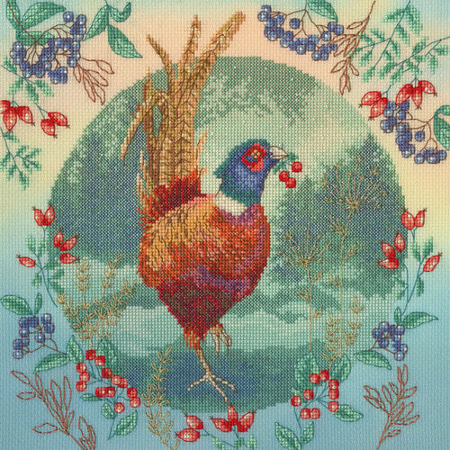 Bothy Threads Borduurpakket Jane Sunner - Fall Feathers - Bothy Threads