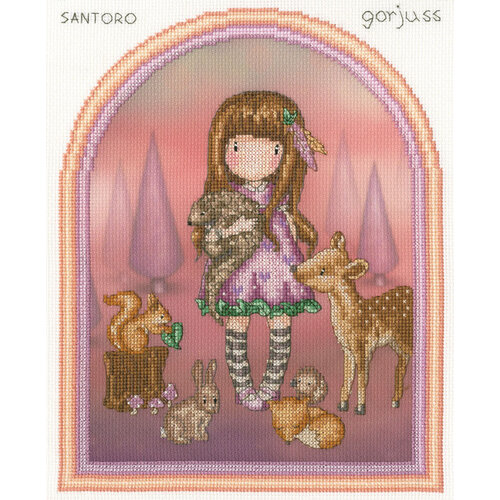 Bothy Threads Borduurpakket Gorjuss - Be Kind To All Creatures - Bothy Threads