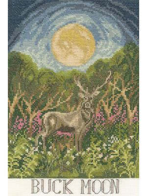 Bothy Threads Borduurpakket Lizzie Spikes - Buck Moon - Bothy Threads Bothy Threads Borduurpakket Lizzie Spikes - Buck Moon - Bothy Threads