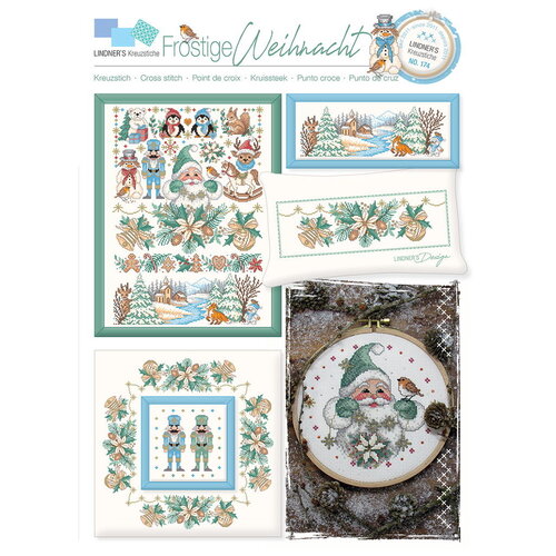 Lindner’s Kreuzstiche Patroon Lindner 174 - Witte Kerst Lindner’s Kreuzstiche Patroon Lindner 174 - Witte Kerst