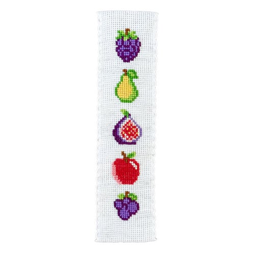 The Crafty Kit Company - Borduurpakket Boekenlegger - Autumn Fruits - The Crafty Kit Company The Crafty Kit Company - Borduurpakket Boekenlegger - Autumn Fruits - The Crafty Kit Company