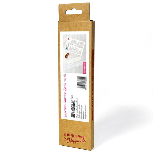 The Crafty Kit Company - Borduurpakket Boekenlegger - Kitchen Garden - The Crafty Kit Company The Crafty Kit Company - Borduurpakket Boekenlegger - Kitchen Garden - The Crafty Kit Company