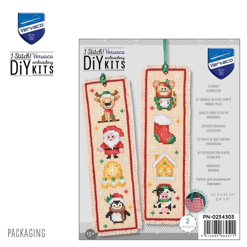 Vervaco Bladwijzer kit Kleine wonderen set van 2 Vervaco Bladwijzer kit Kleine wonderen set van 2