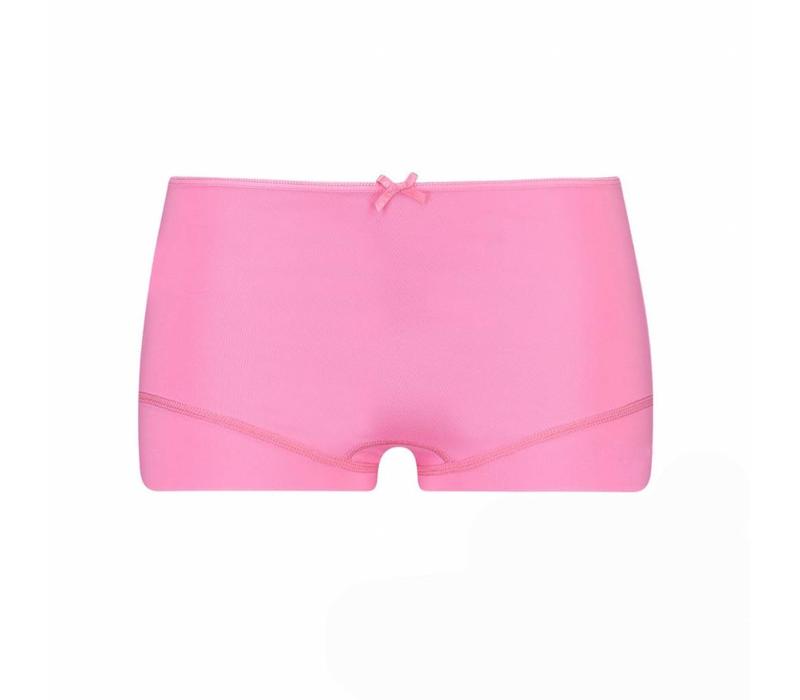 RJ Bodywear Dames Short Pure Color Felroze