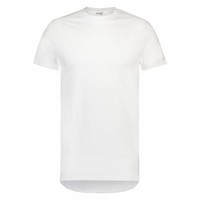 Heren American T-shirt Classic korte mouw Wit