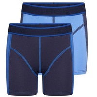 Beeren 2-Pack Jongens boxershorts Mix&Match Blauw/D.Blauw