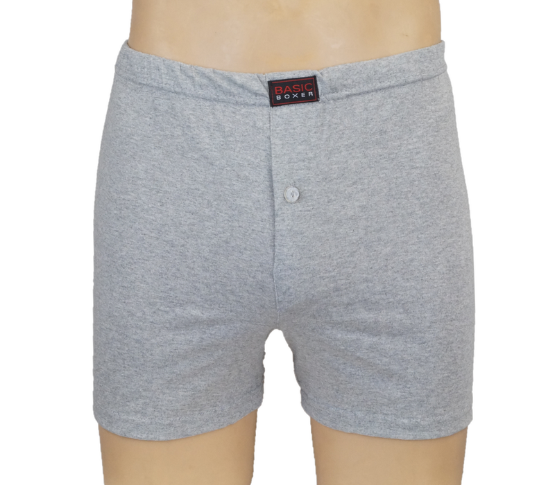 BASIC 3-PACK HEREN BOXERSHORTS GRIJS