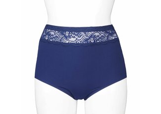 J&C Underwear DAMES TAILLESLIPS MET KANT 808 MARINE
