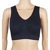 J&C Underwear DAMES BRA J&C MET BREDE BAND EN UITNEEMBARE CUPS ZWART