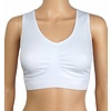 J&C Underwear DAMES BRA J&C MET BREDE BAND EN UITNEEMBARE CUPS WIT