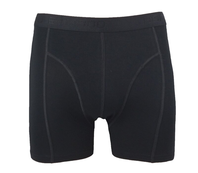 Boru Bamboe heren Boxershort  Zwart Bundel 10+1