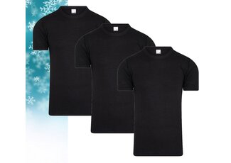 Beeren Ondergoed 3-PACK HEREN THERMO SHIRT K.M. ZWART Beeren Ondergoed 3-PACK HEREN THERMO SHIRT K.M. ZWART