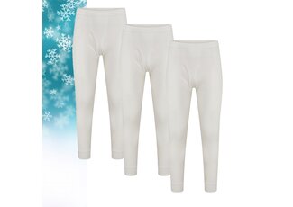 Beeren Ondergoed 3-PACK THERMO HEREN LANGE PANTALON WOLWIT Beeren Ondergoed 3-PACK THERMO HEREN LANGE PANTALON WOLWIT
