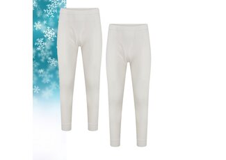 Beeren Ondergoed 2-PACK THERMO HEREN LANGE PANTALON WOLWIT Beeren Ondergoed 2-PACK THERMO HEREN LANGE PANTALON WOLWIT