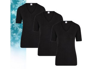 Beeren Ondergoed 3-PACK THERMO DAMES SHIRT MET K.M. ZWART Beeren Ondergoed 3-PACK THERMO DAMES SHIRT MET K.M. ZWART