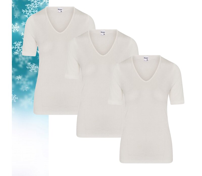 3-PACK THERMO DAMES SHIRT MET K.M. WOLWIT