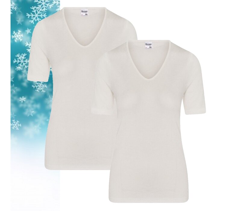2-PACK THERMO DAMES SHIRT MET K.M. WOLWIT