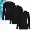 3-PACK THERMO DAMES SHIRT MET L.M. ZWART