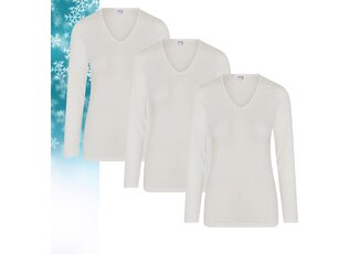 Beeren Ondergoed 3-PACK THERMO DAMES SHIRT MET L.M. WOLWIT Beeren Ondergoed 3-PACK THERMO DAMES SHIRT MET L.M. WOLWIT