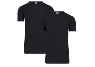 Beeren Ondergoed 2-PACK EXTRA LANG HEREN T-SHIRT MET O-HALS M3000 ZWART Beeren Ondergoed 2-PACK EXTRA LANG HEREN T-SHIRT MET O-HALS M3000 ZWART